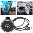 thumbnail image 1 of Cargador De Coche Inalámbrico Magnético Inalámbrico, Soporte De Cargador De Coche Inalámbrico Rápido De 15W Con Abrazadera De Ventilación De Aire Para 12 13, 1 of 7