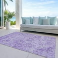 thumbnail image 6 of Addison Rugs Chantille Indoor/Outdoor Traditional Damask Lavender Washable Rectangle Rug, 10' x 14', 6 of 6