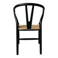 thumbnail image 4 of MOE'S Home VENTANA DINING CHAIR BLACK AND NATURAL-M2, 4 of 5