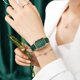 thumbnail image 2 of On Sale! Womens Watches ,Mothers Day Gift for Grilfriend Vintage Square Watch Ladies Belt Watch Suitable For Gifts,Green Buy 2 Save 10%, 2 of 6
