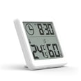 thumbnail image 4 of UPGRATOR Room Thermometers for Temperature Measurement with Clock for Office Workers White 1Set, 4 of 8