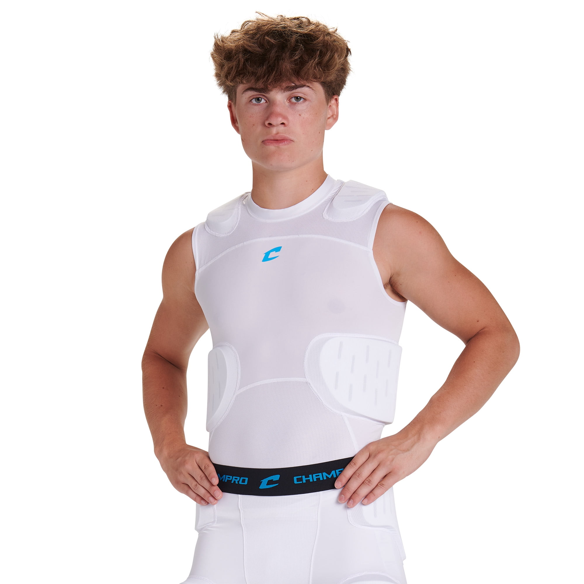 Champro Formation Compression Jersey, Adult, 2X-Large, White