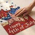 thumbnail image 5 of Lzobxe Independence Day Table Runner Patriotic Red White Blue Stars and Stripes Table Decor for Kitchen, Party and 4th Of July Festive Dining Tablecloth, 5 of 8