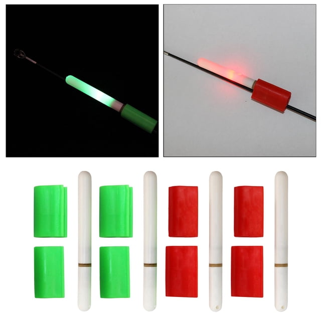 Dispositivo de Noche con Barra de lámpara LED de lámpara Flotante Cola Soporte de luz para caña de pescar