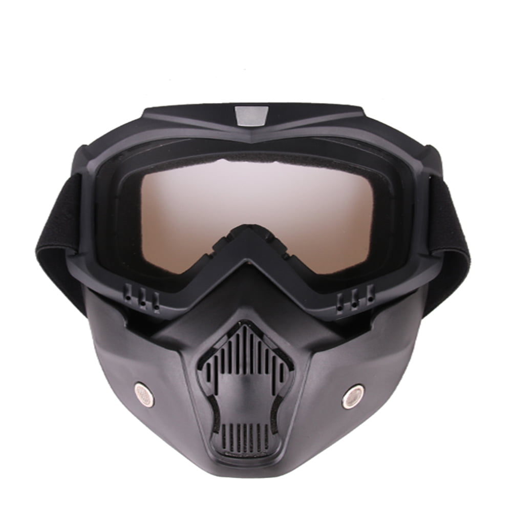 Details about   Cross-country Motorcycle Face Shield Wind Proof Vintage Goggles Cycling Glasses 
