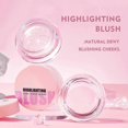 thumbnail image 4 of Color Changing Blush, Glitter Color Changing Blusher for Cheeks, Waterproof Lightweight Ph Blush, Moisturizing Long Lasting Blush Gel, 4 of 5