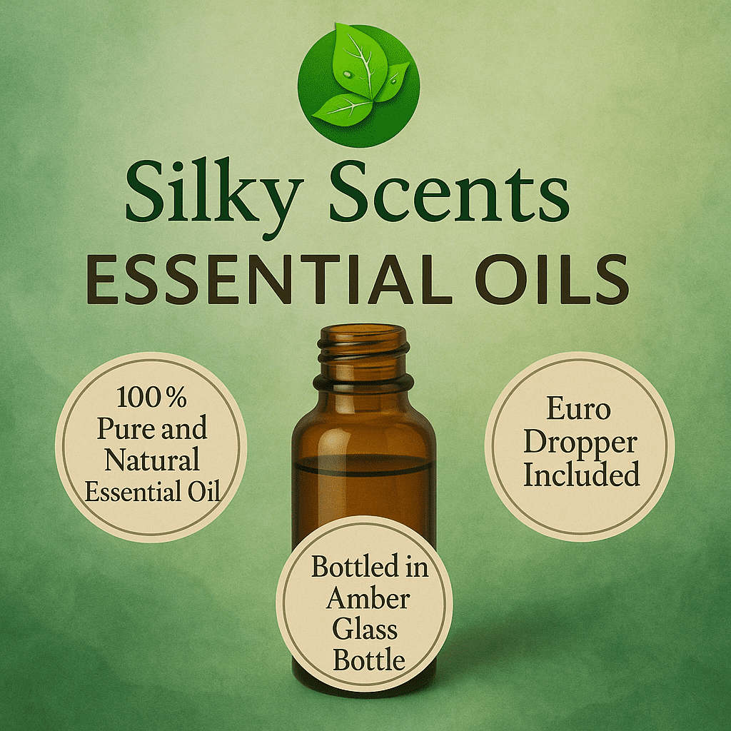 Eucalyptus Radiata Organic Essential Oil 10 ml (1/3 fl oz) - 100% Pure and Natural by Silky Scents