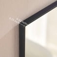thumbnail image 5 of Nmkwnr 60in x 22in Inch Rectangular Wall Mirror Black Metal Frame Vanity Mirror for Bathroom, Living Room, 5 of 9
