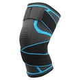 thumbnail image 2 of Outdoor Sports Knee Braces - Compression Adjustable Figure-Eight Cross Strap, Sizes 14-16, 17-19, 19-22 Inch - For Men Women S Hiking Running Climbing Cycling Skiing Trekking, 2 of 4