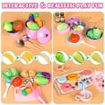 thumbnail image 4 of Accesorios de cocina Toy Play Aojieni, 121 unidades, con delantal y sombrero, 4 of 6