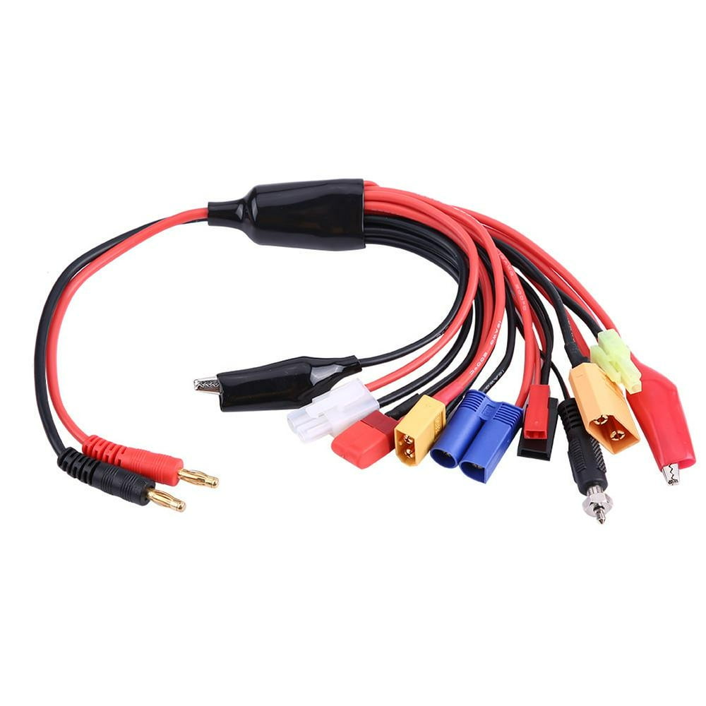 Mgaxyff RC Charging Cable,11 in 1 RC Lipo Battery Multi Charger Plug