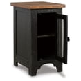 thumbnail image 6 of Signature Design by Ashley Casual Valebeck Chairside End Table  Black/Brown, 6 of 9