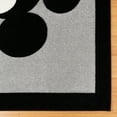 thumbnail image 3 of Disney Bravo Classic Pose Mickey Mouse Modern Geometric Gray Indoor Area Rug, 5x7, 3 of 9