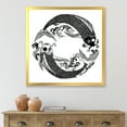 thumbnail image 3 of Designart 'China Koi Fish In Chinoiserie Style III' Nautical & Coastal Framed Art Print, 3 of 4