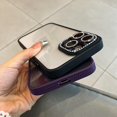 thumbnail image 5 of for iPhone 14 Pro Max Case Glitter Purple with Bling Camera Lens Protector Luxury Sparkly Diamond Clear Shockproof Anti-Scratch Phone Cover for Women Men, 5 of 6