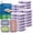 Lilac, variant on 50 Pack (100-Piece) 32 oz Meal Prep Containers Reusable with Lids 3-Compartment, To Go Take Out Plastic Food Storage Containers, Sturdy Leakproof Food Safe, Microwave Freezer Dishwasher Safe, Black