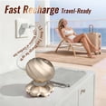 thumbnail image 2 of Electric Razors for Women Legs, 7D Rechargeable Body Shaver, IPX7 Waterproof Wet Dry Electric Shaver, Lady Hair Remover for Face Underarm Pubic, Champagne Gold, 2 of 8