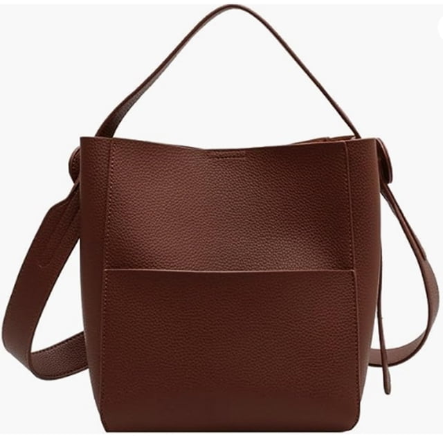 Bolso bandolera para mujer, bolso de hombro, bolso de piel, espacioso, tipo hobo, para mujer, bolsos bandolera de moda, bolsos de mano, bolso tipo cubo, cartera, bolso de viaje, bolso de