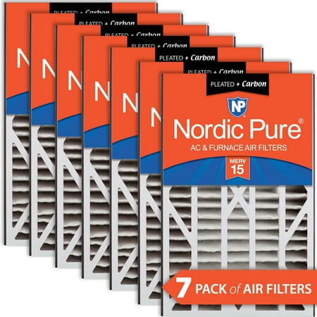

Air Bear Cub 16x25x3 Air Filter Replacement MERV 15 Plus Carbon 7 Pack