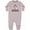 AC-Heather Grey, variant on Dental Assistant Mommy Baby Fleece Romper