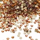 thumbnail image 1 of Uxcell Piedras de strass redondas de fondo plano, gemas de cristal de fondo plano para manualidades DIY, decoración de ropa y arte de uñas Ámbar SS3, 1 of 7