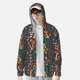 thumbnail image 2 of Balery Mushrooms And Flowers Sudadera ligera de manga larga con capucha y protección solar UPF 50+ para hombre y mujer, ideal para pesca y running-3X-Large, 2 of 7