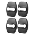 thumbnail image 1 of 4uds Coche Puerta Cerradura Cierres Cubierta Puerta Cerradura Protector Cubiertas Negro, 1 of 1