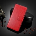thumbnail image 2 of For ZTE nubia Music 2 PU Leather Case with Strap Crazy Horse Texture Phone Wallet Cover - Black, 2 of 5
