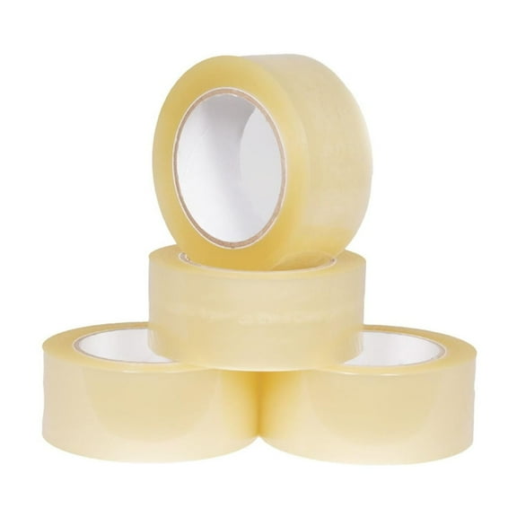 PSBM Hotmelt Packing Tape, 1.88 Inch x 55 Yards, 36 Rolls, 3.46 Mil, Clear Packaging Tape for Shipping Sealing Boxes