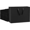 thumbnail image 6 of 16x6x12 Inch 6 count   Bags with Handles Matte Brown Paper Bags For Men's , Birthday Party Favors, Wedding, Shopping, Business, Father's Day, 6 of 6