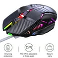 thumbnail image 3 of TNOBHG 6-button Gaming Mouse Usb Wired Mouse Seven-color Backlight Gaming Mouse 3200dpi Adjustable 6 Ergonomics Plug Play Laptop Mice Computer Accessories, 3 of 8
