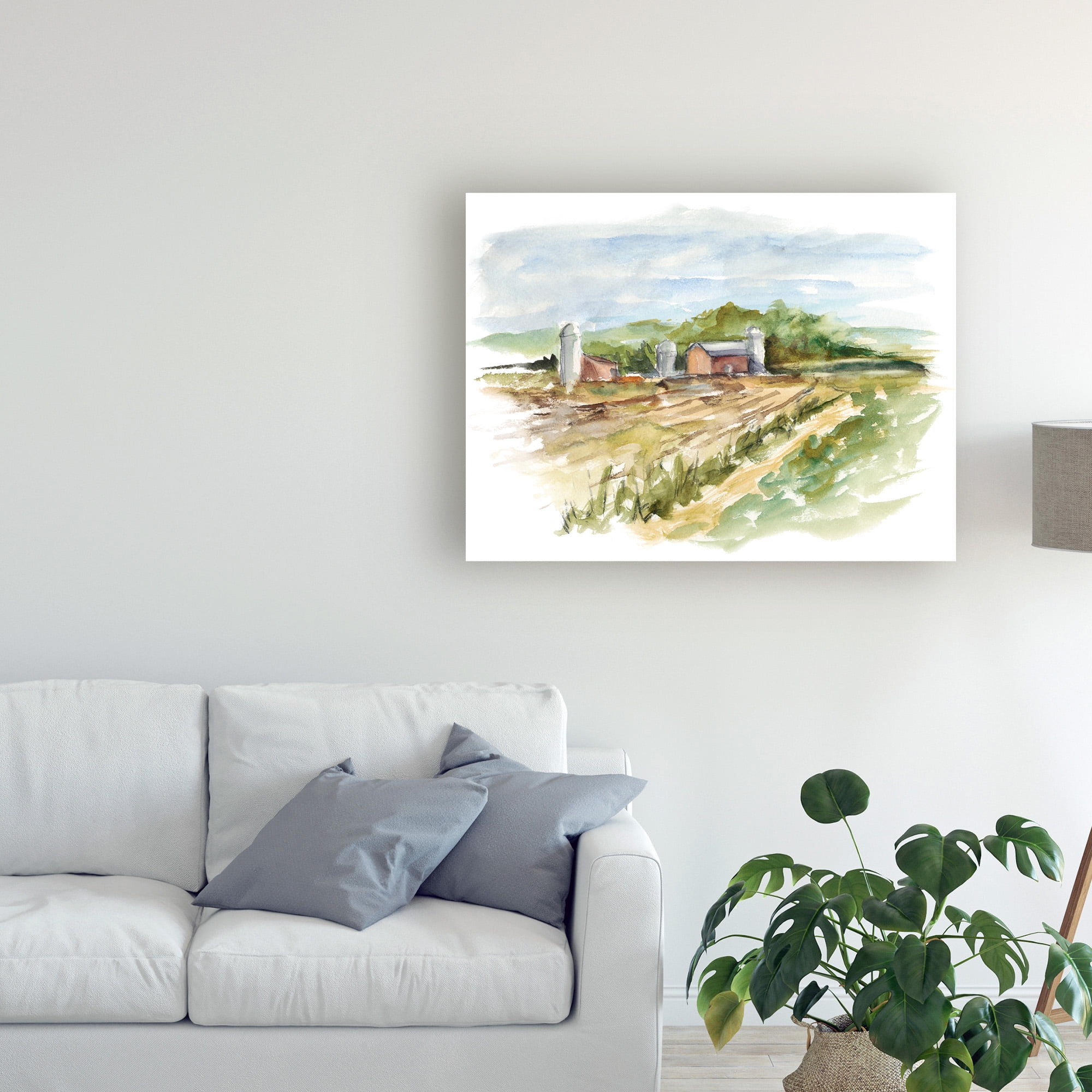 Trademark Fine Art 'Rural Plain Air VI' Canvas Art by Ethan Harper