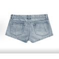 thumbnail image 1 of Pantalones cortos OMOIDAS OTCY529 de mezclilla para mujer, talla XS, 1 of 2