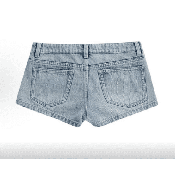 Pantalones cortos de mezclilla OMOIDAS para mujer, talla XL