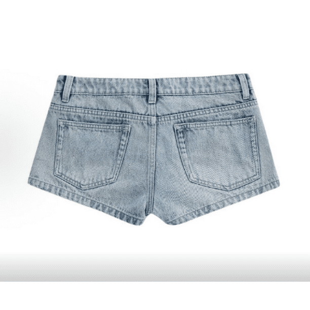 Pantalones cortos de mezclilla OMOIDAS para mujer, talla XL
