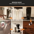 thumbnail image 6 of 8 Cup Drip Coffee Maker Machine, SCA-Certified, Blooming Technology, Barista-Quality, Pour Over Coffee Machine, Easy to Clean, Stainless Steel Design, Silver, 6 of 8