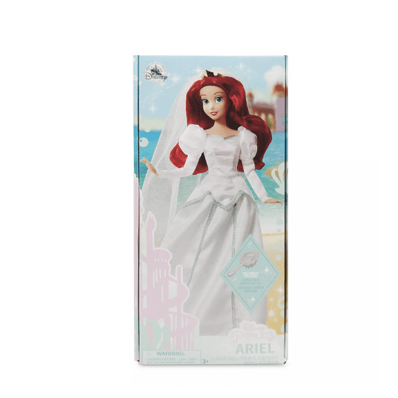Disney Princess Ariel Wedding Classic Doll with Brush New with Box