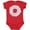 Red, variant on Inktastic Pink Donut, Donut Frosting, Donut Icing, Glaze Boys or Girls Baby Bodysuit