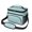Unicorn and Rainbow, variant on Unicorn and Rainbow Blue Pattern Insulated Lunch Box for Women Men, Medium Leakproof Cooler Bag with Adjustable Strap, 10"x6.7"x8"