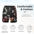 thumbnail image 4 of Kdxio Butterfly With Fowers Print Men'S Swim Trunks With Compression Liner 7 Inch Inseam Quick Dry Swim Shorts, 4 of 7
