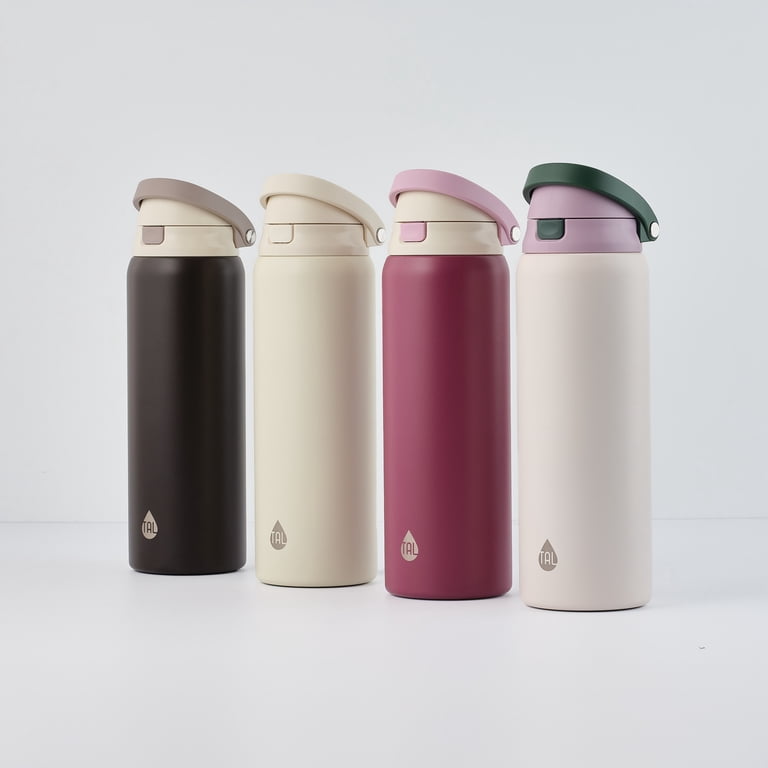 TAL 32oz Stainless Steel 2-in-1 Water Bottle with Straw and Chug
