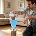thumbnail image 5 of Funnels for Kitchen Use Filling Bottles,Kitchen Funnels,Foldable Silicone Funnel,5.7IN Collapsible Small & Large Funnels for Kitchen, Water Bottles & Liquid Transfer(Sky Blue), 5 of 6