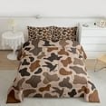 thumbnail image 2 of Homewish Retro Camo Pattern Bedding Comforter Set,Rustic Mallard Duck Twin Comforter Sets,Brown Black Bedding Set For Boys Teens,Ultra Soft Home Decor Reversible,2 Pieces, 2 of 8