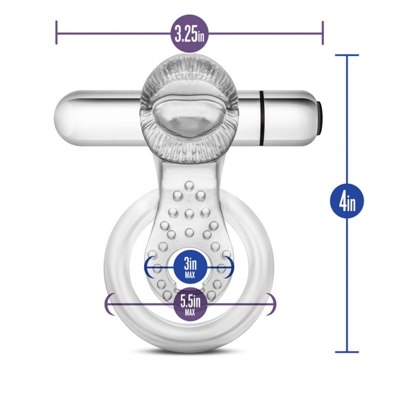Stay Hard - 10 Function Vibrating Tongue Ring - Clear - Walmart.com