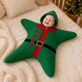 thumbnail image 4 of Dakiuu Christmas Star Shape Infant Baby Swaddle Sack Zipper Wearable Sleep Blanket For Newborn Boys Girls 0‑3 Months One Size, 4 of 6