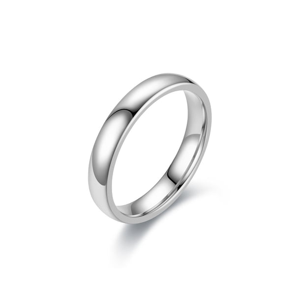 Sonducket 10 piezas hombres mujeres anillo de acero inoxidable cerrado parejas anillos mano decoración amantes joyería Simple para citas Ropa, zapatos y accesorios Miscelánea Blanco talla 7 Sonducket AP014528-01