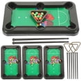 thumbnail image 2 of 4 Sets Mini Pool Table Game Billiards Table Pool Table Set Portable Tabletop Games, 2 of 9