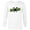 White, variant on Marvel Spider-Man: No Way Home Doc Ock Silhouette Logo - Long Sleeve T-Shirt for Men - Customized-White