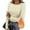 02# Khaki, variant on Women Long Sleeve Thermal Shirt Fleece Tops 2025 Fall Winter Crew Neck Casual Base Layer T-Shirts Warm Undershirts Black L