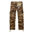 thumbnail image 2 of Futezty Men Cotton Casual Combat Work Cargo Pants with Pockets, 2 of 3
